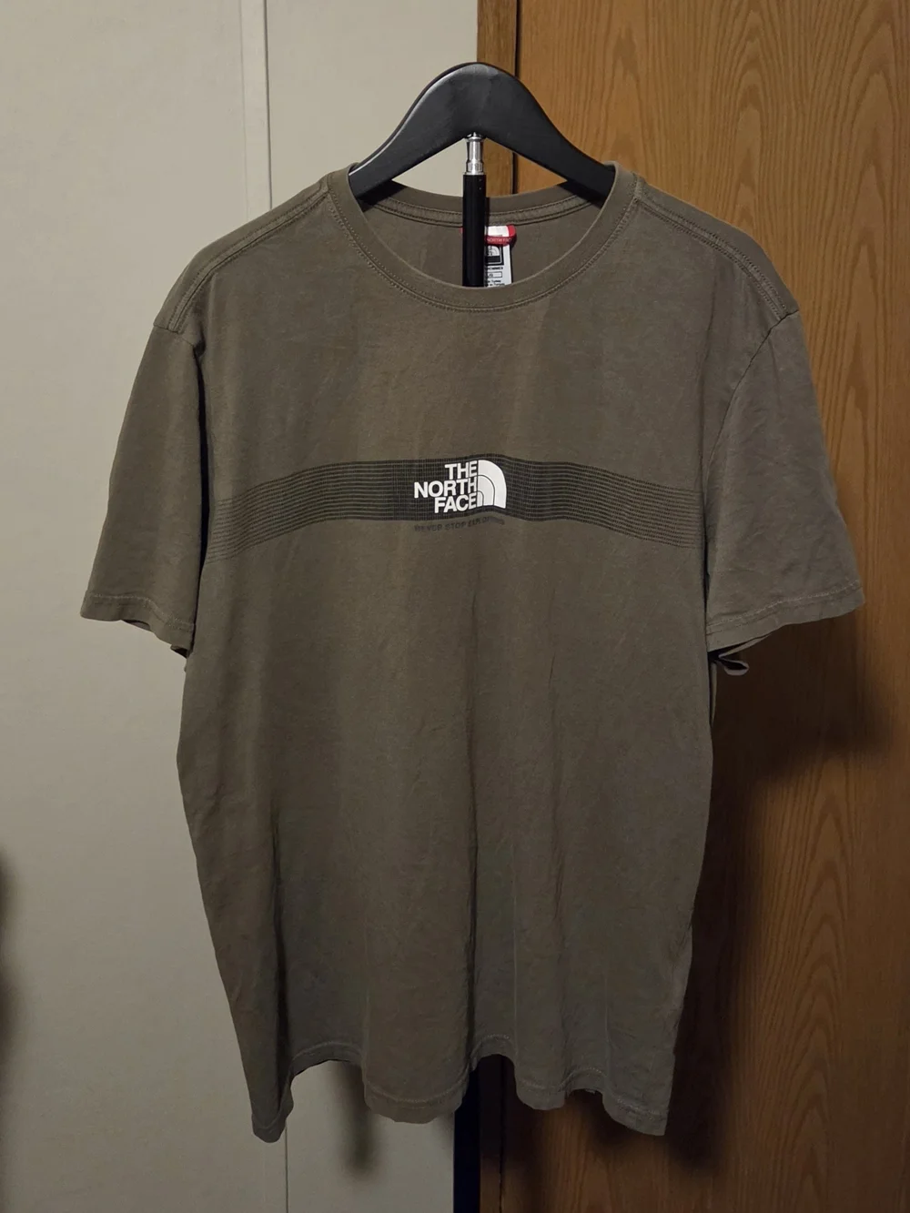 The North Face Men's Olive Graphic Logo Tee